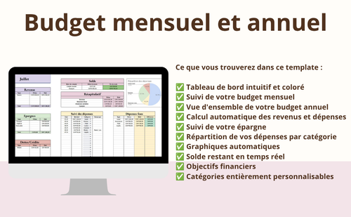 Budget Mensuel Et Annuel