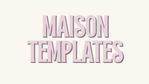 Maison Template - Accueil